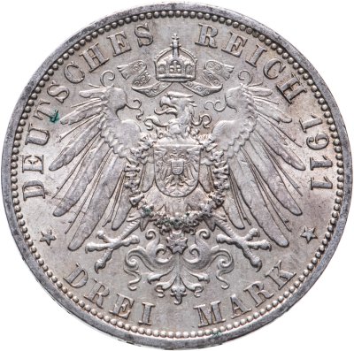 купить Германская империя (Пруссия) 3 марки (mark) 1911