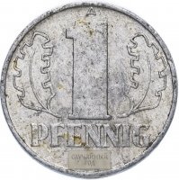 купить Германия (ГДР) 1 пфенниг 1960-1990, случайная дата