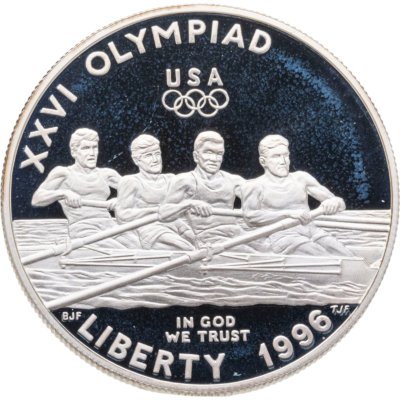 купить США 1 доллар (dollar) 1996 "XXVI летние Олимпийские Игры, Атланта 1996 - Академическая гребля"