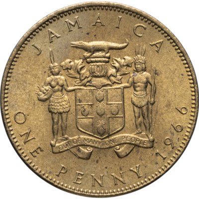 купить Ямайка 1 пенни (penny) 1966