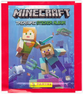 купить Упаковка коллекционных наклеек серии "MINECRAFT", 5 наклеек, Panini, Италия