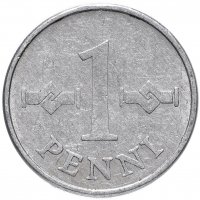 Купить Финляндия 1 пенни (penny) 1969-1979