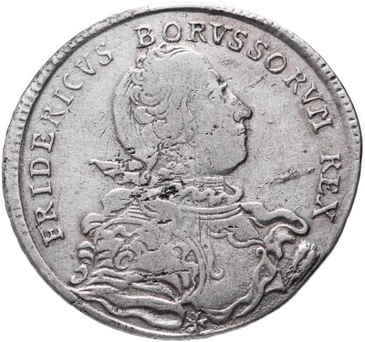 купить Германия (Пруссия) 1/2 талера 1751 В