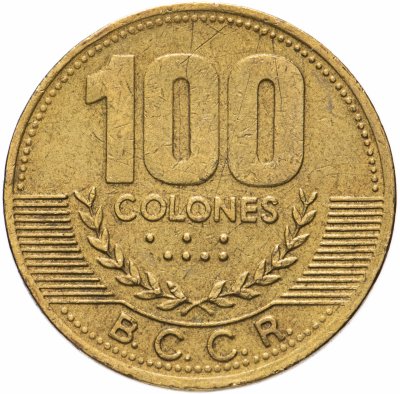 купить Коста-Рика 100 колонов (colones) 2000