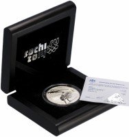 Купить 3 рубля 2014 СПМД Proof "XXII Зимняя Олимпиада в Сочи - Лыжное двоеборье", с сертификатом