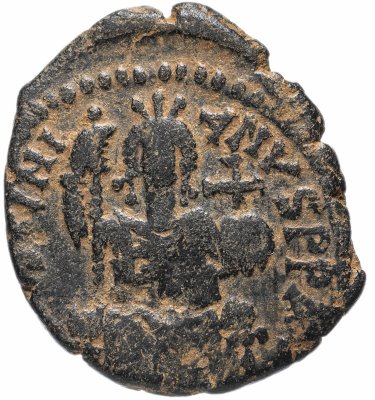 купить Византийская империя, Юстиниан I, 527-565 годы, 1/4 фоллиса (Декануммий).