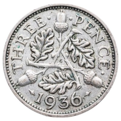 купить Великобритания 3 пенса 1936