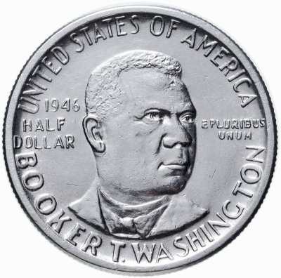 купить США 50 центов (1/2 доллара, half dollar) 1946 Букер Талиафер Вашингтон