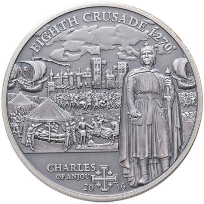 купить Острова Кука 5 долларов 2016 "Восьмой крестовый поход", в футлярес сертификатом