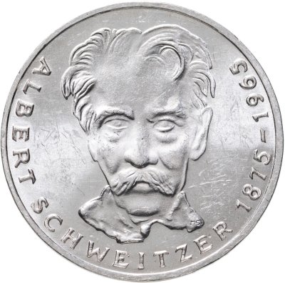 купить Германия (ФРГ) 5 марок 1975 "100 лет со дня рождения Альберта Швейцера"