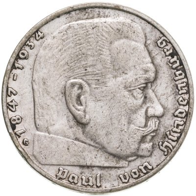 купить Германия (Третий Рейх) 2 рейхсмарки 1938