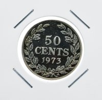 Купить Либерия 50 центов (cents) 1973