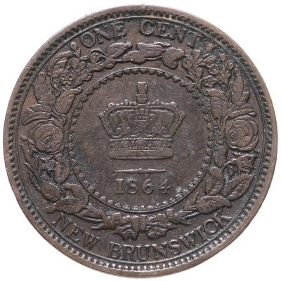 купить Канада, Нью-Брунсвик 1 цент (cent) 1864