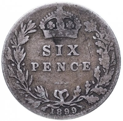 купить Великобритания 6 пенсов (pence) 1899