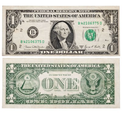 купить США 1 доллар 1969D (Pick 449е) B-Нью Йорк