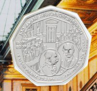 Купить Австрия 5 евро 2007 "100 лет Избирательному праву" BU