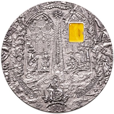 купить Палау 10 долларов 2010 "Минерал арт - Саграда фамилия", в футляре с сертификатом