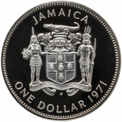 купить Ямайка 1 доллар (dollar) 1971