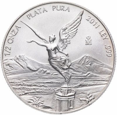 купить Мексика либертад 1/2 унции (1/2 onza, libertad) 2011"Свобода"