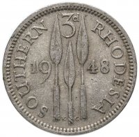 купить Южная Родезия 3 пенса (pence) 1948