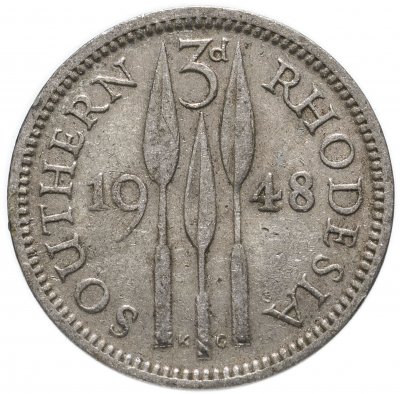 купить Южная Родезия 3 пенса (pence) 1948