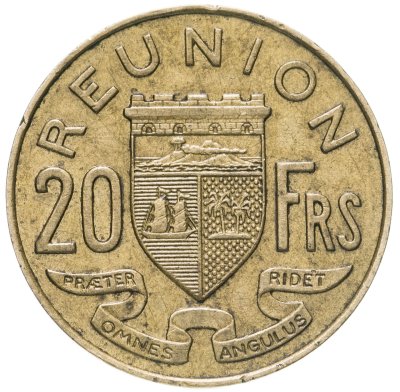 купить Реюньон 20 франков (francs) 1962