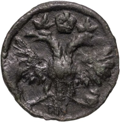купить Полушка 1719 без обозначения монетного двора, год цифрами
