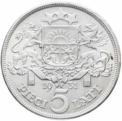 купить Латвия 5 лат 1931