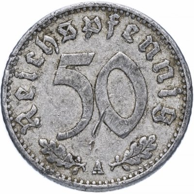 купить Германия 50 рейхспфеннигов (reichspfennig) 1939-1944 период Третьего Рейха