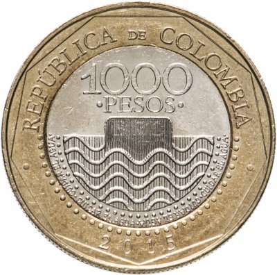 купить Колумбия 1000 песо (pesos) 2015