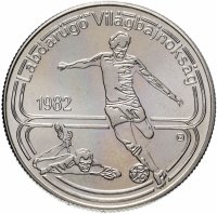 Купить Венгрия 100 форинтов (forint) 1982 "Чемпионат мира по футболу"