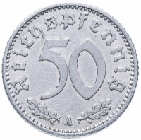 купить Германия, Третий рейх 50 рейхспфеннигов 1941 A