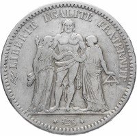купить Франция 5 франков 1848