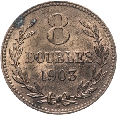 купить Гернси 8 дублей (doubles) 1903