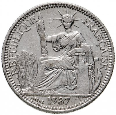 купить Французский Индокитай 10 сантимов (centimes) 1937