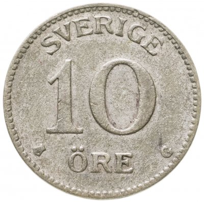 купить Швеция 10 эре (ore) 1933