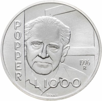 купить Сан-Марино 1000 лир (lire) 1996 "Карл Раймунд Поппер"
