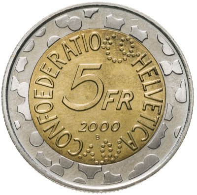 купить Швейцария 5 франков (francs) 2000 "Карнавал в Базеле"