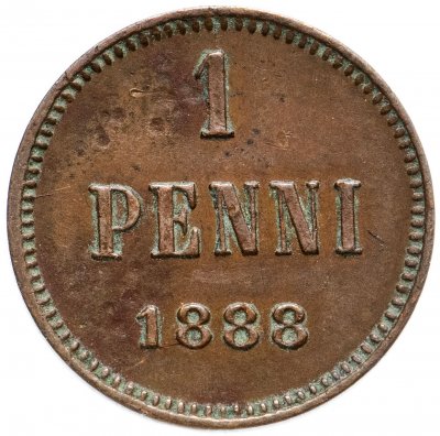 купить Финляндия 1 пенни (penny) 1888