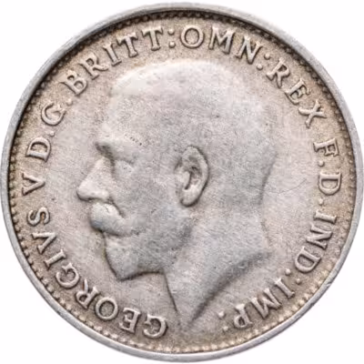 купить Великобритания 3 пенса (pence) 1920-1927 Георг V (случайный год)