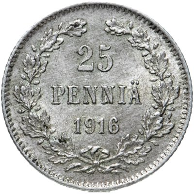 купить 25 пенни (pennia) 1916 S