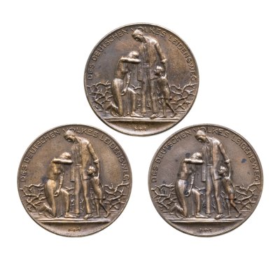 купить Германия набор из 3-х медалей периода гиперинфляции 1923