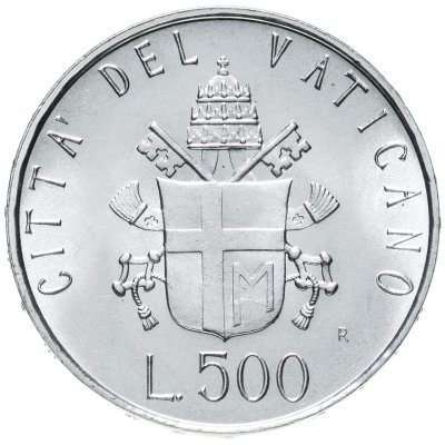 купить Ватикан 500 лир 1981