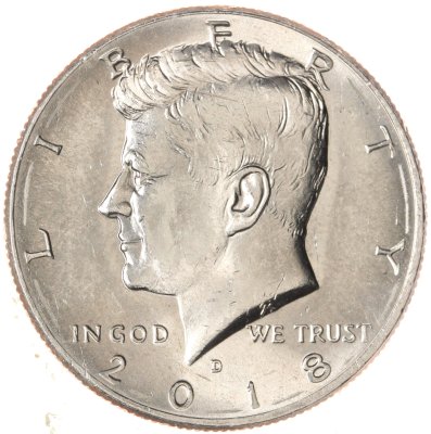 купить США 1/2 доллара (50 центов, half dollar) 2018 D "Кеннеди"