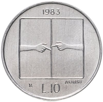купить Сан-Марино 10 лир (lire) 1983 "Ядерная угроза"