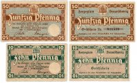 Купить Германия (Брауншвейг: Брауншвейг) набор из 2-х нотгельдов 1920