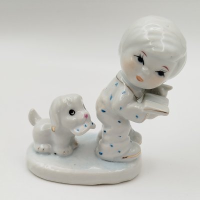 купить Статуэтка "Обрати на меня внимание, хозяйка", фарфор, роспись, золочение, Китай, 1980-2000 гг.