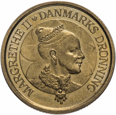 купить Дания 20 крон (kroner) 2000 "60 лет со дня рождения королевы Маргрете II"