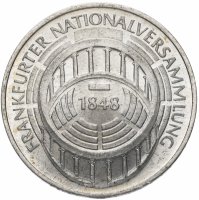 Купить Германия 5 марок 1973 "125 лет со дня открытия Национального Собрания"