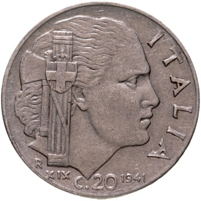 купить Италия 20 чентезимо 1941